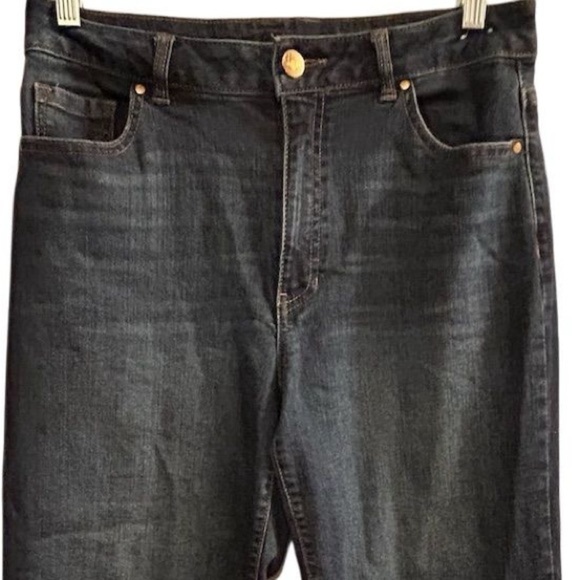 D. Jeans Women's Size 6 Blue Rolled-Up Cuff Denim Jeans Medium Wash - Picture 2 of 9